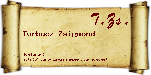 Turbucz Zsigmond névjegykártya